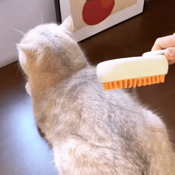 GloFur™ Pet Steam Brush – Remove Fur Easily with Steam LckyPet