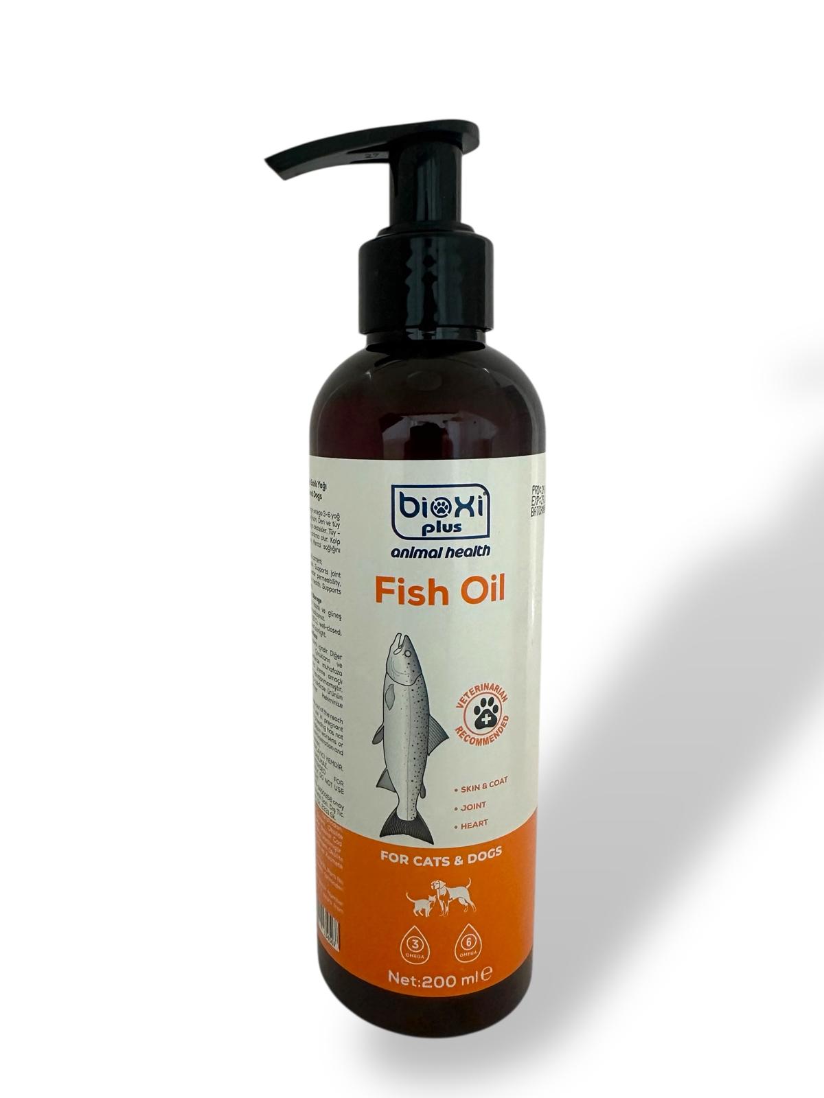 Bioxi Plus Balık Yağı | Kedi ve Köpekler İçin Omega-3 & Omega-6 Desteği - LckyPet™ LckyPet™