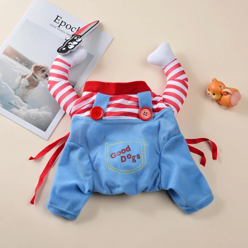 Halloween Funny Dog Clothes Small Medium Large Dogs Cat Cosplay Pets Dress Up Puppy Pullover Chihuahua Costume Party Pet Outfits LckyPet™