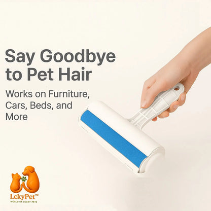 Pet Hair Remover Roller – Self-Cleaning Dog & Cat Fur Removal Tool by LckyPet™ LckyPet™