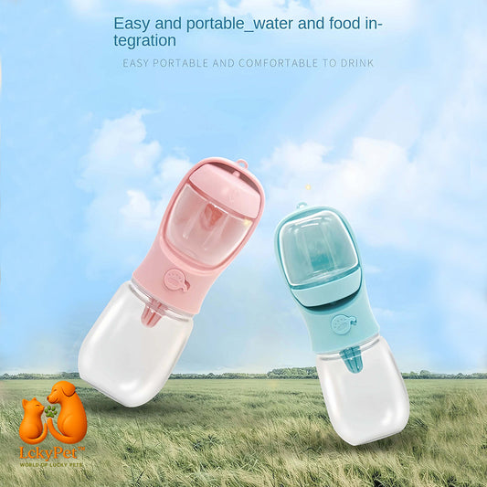 HydraBite™ 2-in-1 Travel Water & Food Bottle LckyPet™