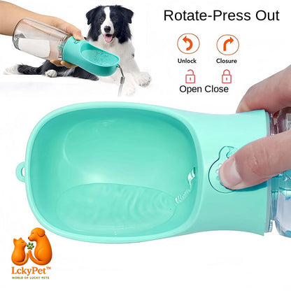 HydraBite™ 2-in-1 Travel Water & Food Bottle LckyPet™
