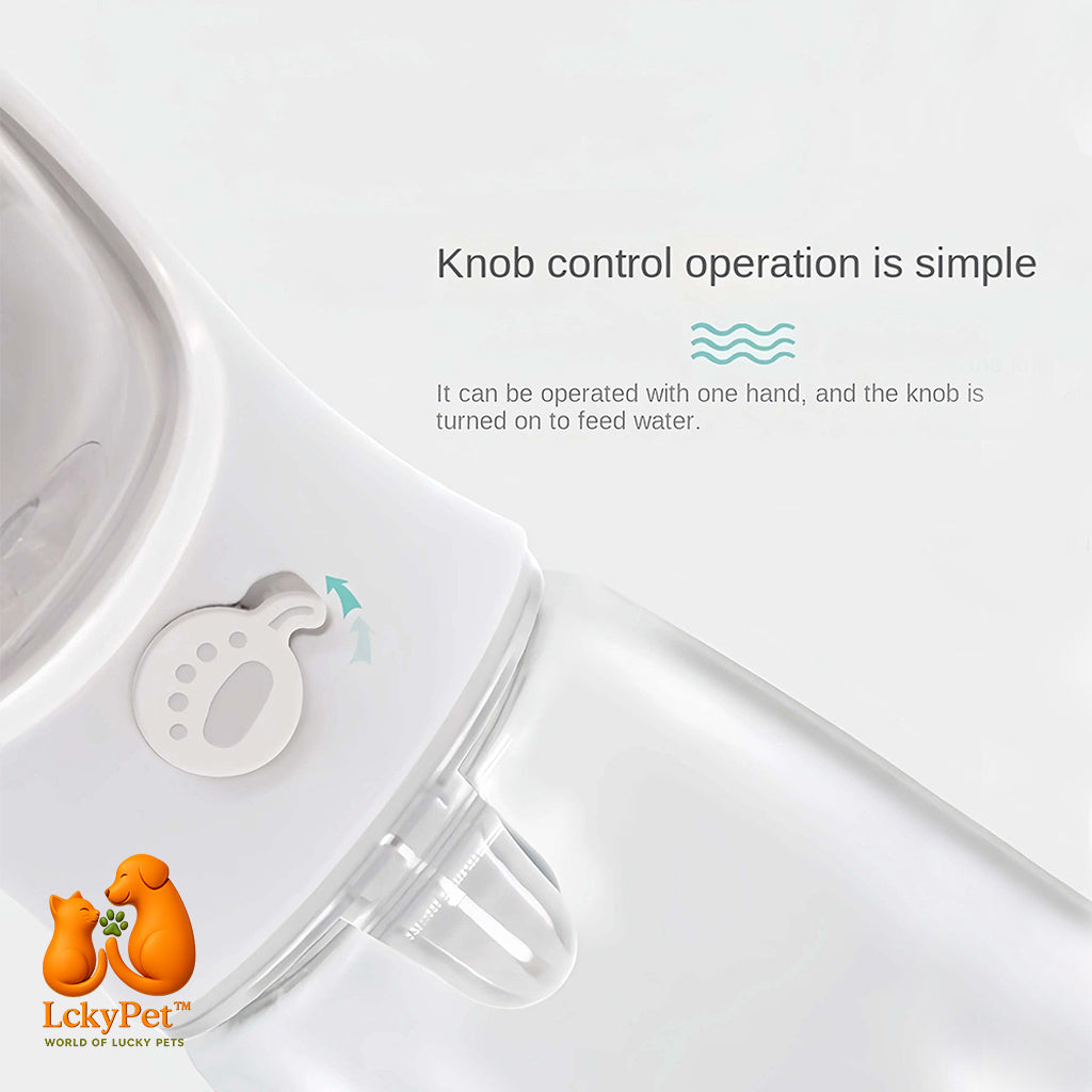 HydraBite™ 2-in-1 Travel Water & Food Bottle LckyPet™