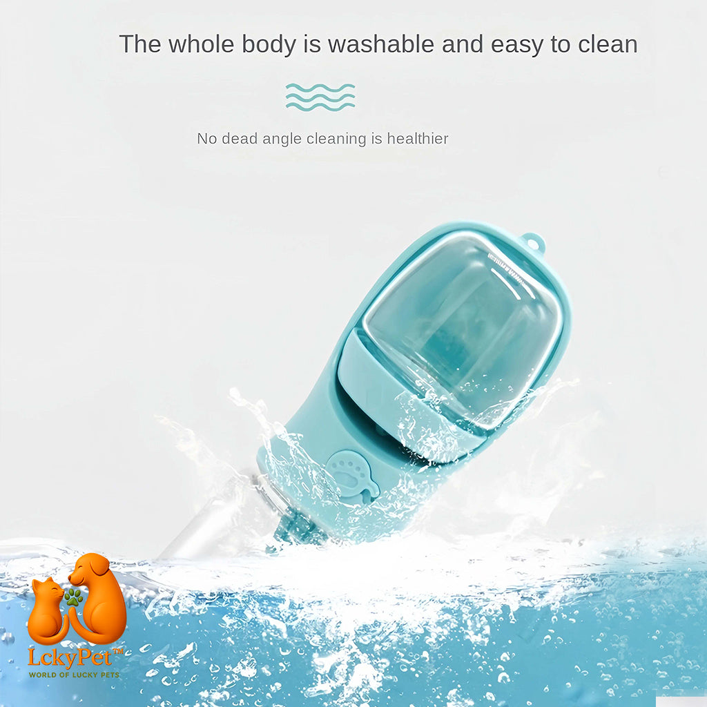 HydraBite™ 2-in-1 Travel Water & Food Bottle LckyPet™