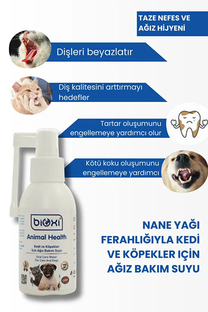 BİOXİ Kedi ve Köpek Ağız Bakım Suyu - LckyPet™ LckyPet™