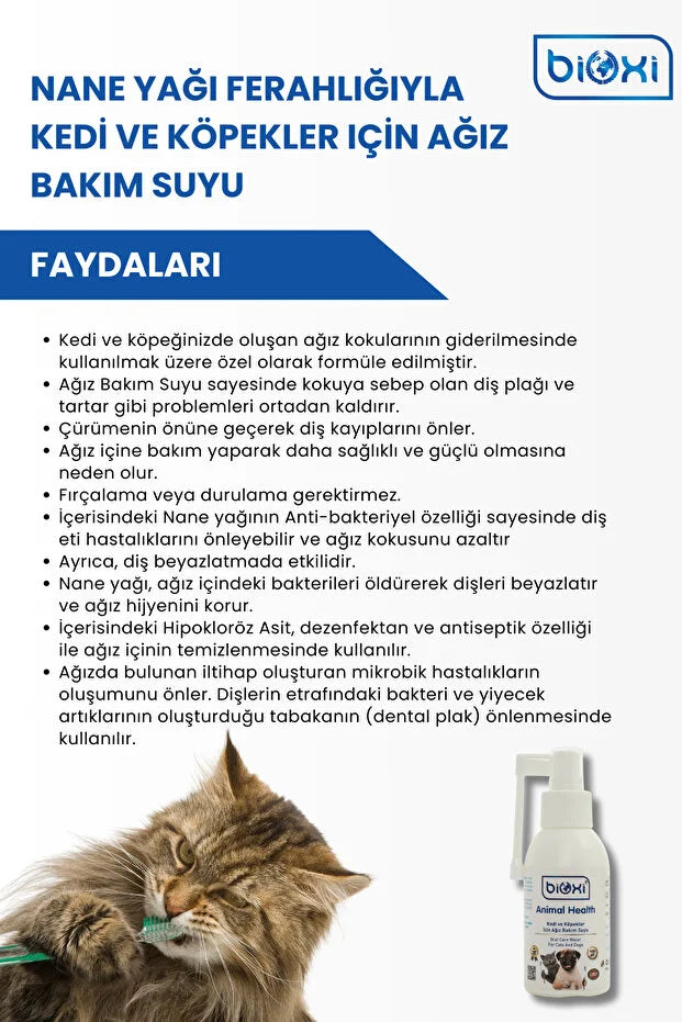 BİOXİ Kedi ve Köpek Ağız Bakım Suyu - LckyPet™ LckyPet™
