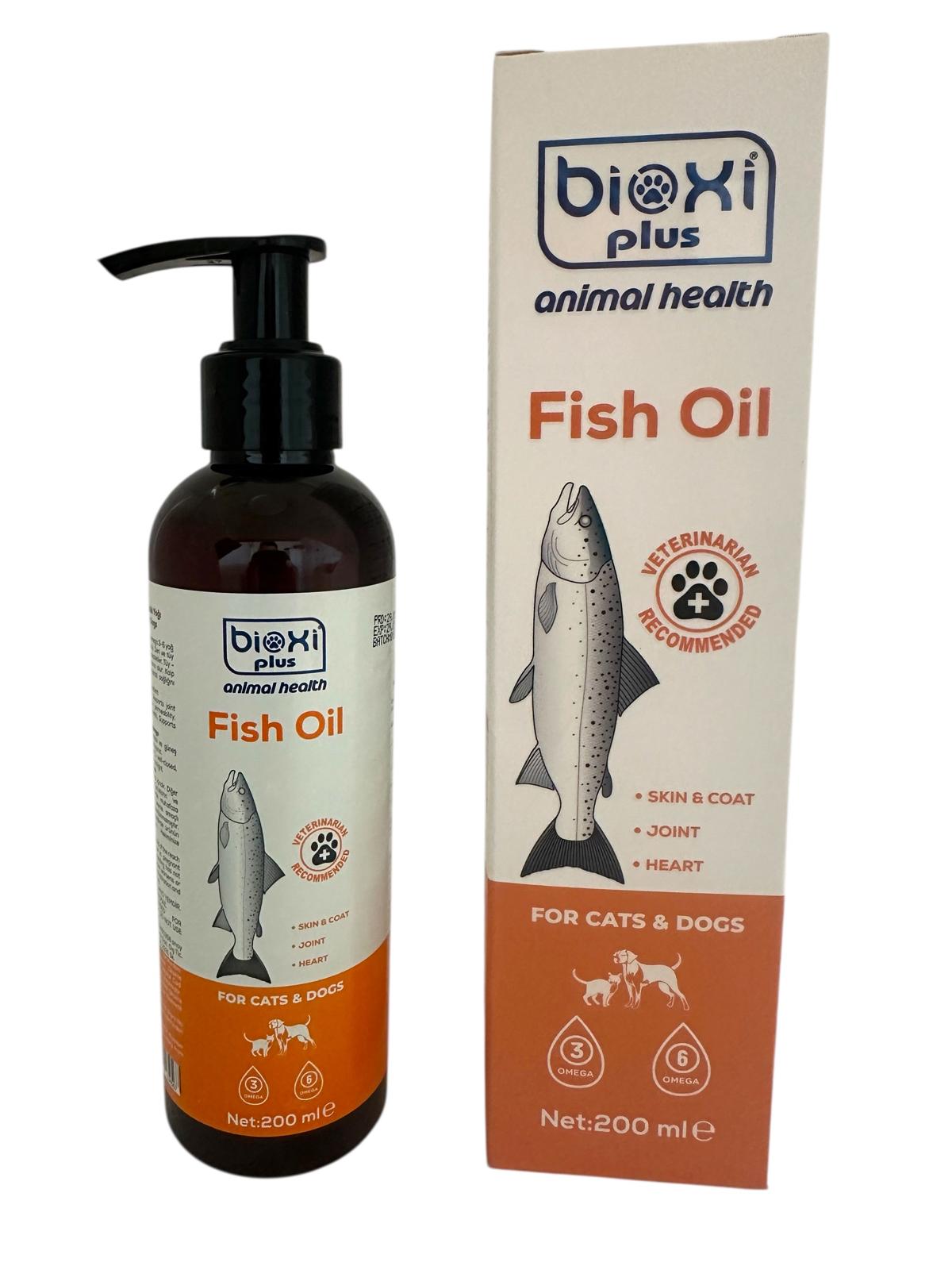 Bioxi Plus Balık Yağı | Kedi ve Köpekler İçin Omega-3 & Omega-6 Desteği - LckyPet™ LckyPet™