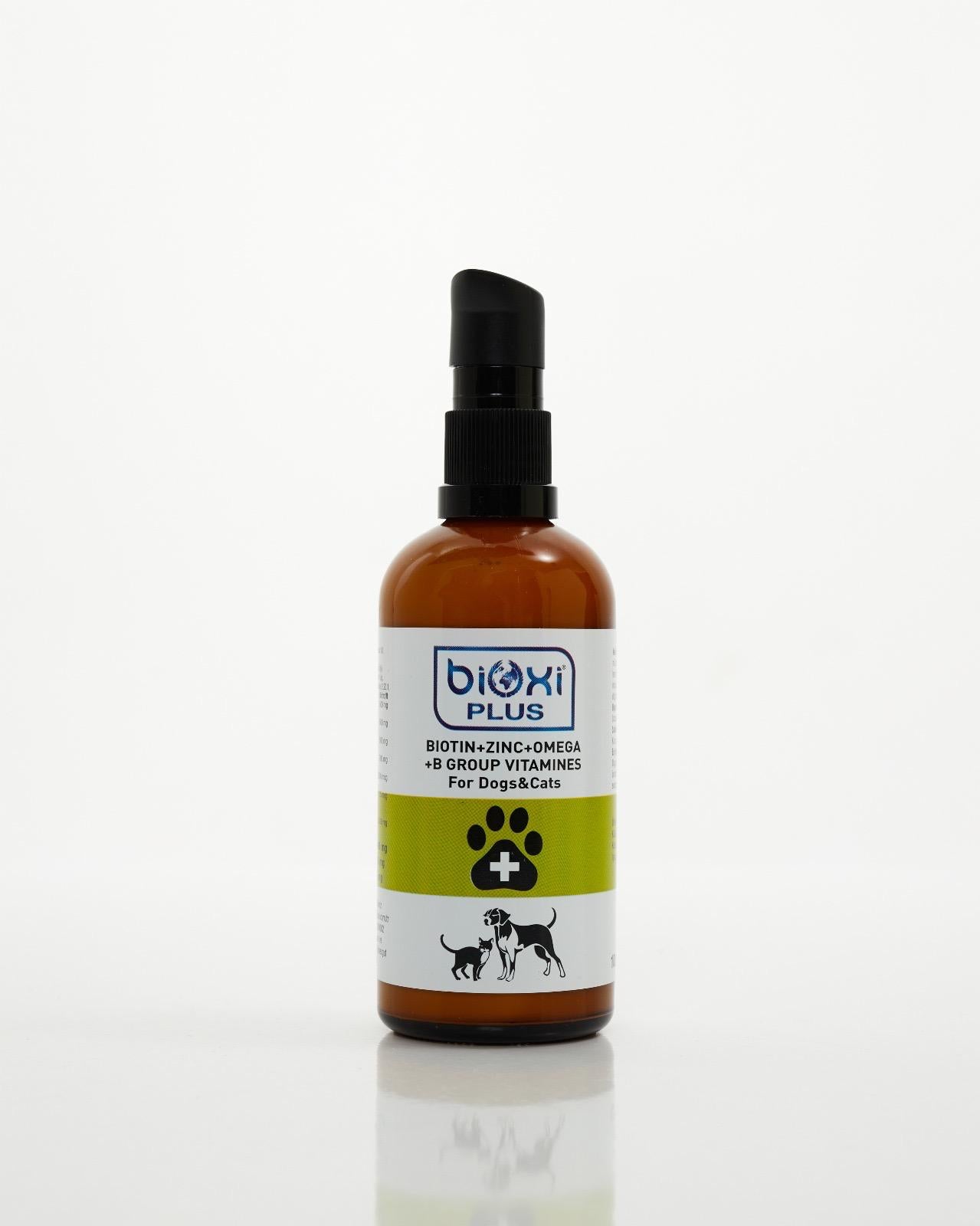 BİOXİ Plus Biotin + Zinc + Omega + B Vitaminleri – Kedi ve Köpekler İçin Deri & Tüy Sağlığı Desteği - LckyPet™ LckyPet™