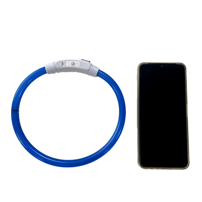 Pet Dog LED Light Collar Luminous Anti-Lost Dog Collar USB Rechargeable Dog Necklace Collar LckyPet™