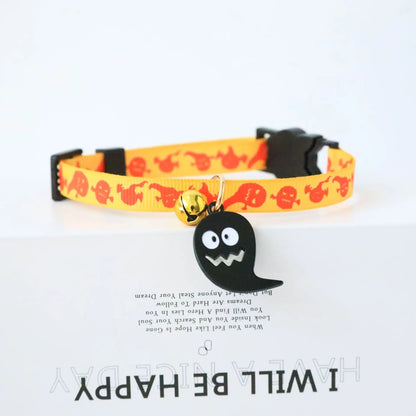 Pet Halloween Collars Dog Collar with Bells for Small Dogs Cats ChIhuahua YoKie Corgi Beauty LckyPet™