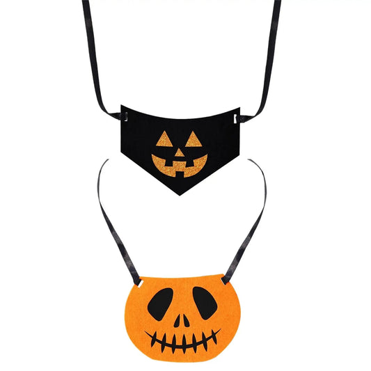 Halloween Dog Bandana Decorative Tie Accessories Cute Felt Fabric 5.8x4.4inch LckyPet™