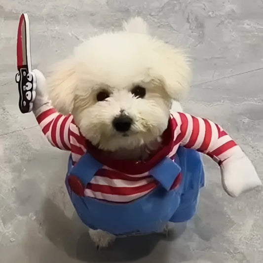 Halloween Funny Dog Clothes Small Medium Large Dogs Cat Cosplay Pets Dress Up Puppy Pullover Chihuahua Costume Party Pet Outfits LckyPet™