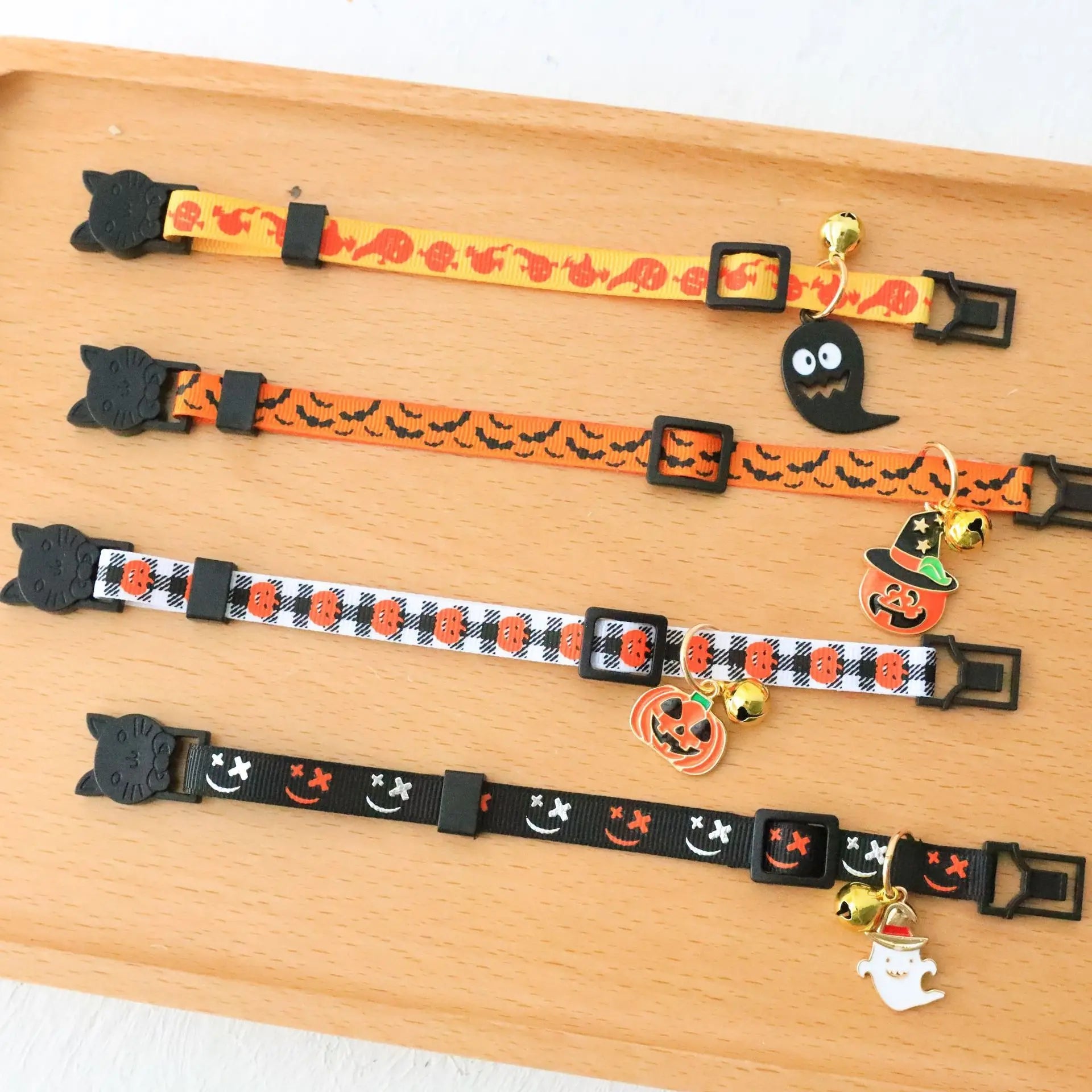 Pet Halloween Collars Dog Collar with Bells for Small Dogs Cats ChIhuahua YoKie Corgi Beauty LckyPet™