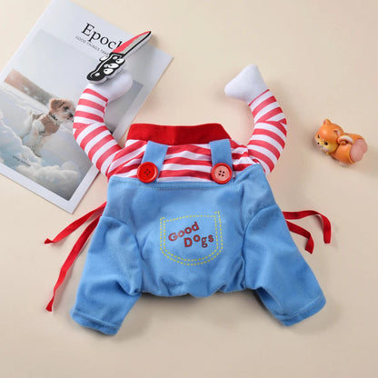 Halloween Funny Dog Clothes Small Medium Large Dogs Cat Cosplay Pets Dress Up Puppy Pullover Chihuahua Costume Party Pet Outfits LckyPet™
