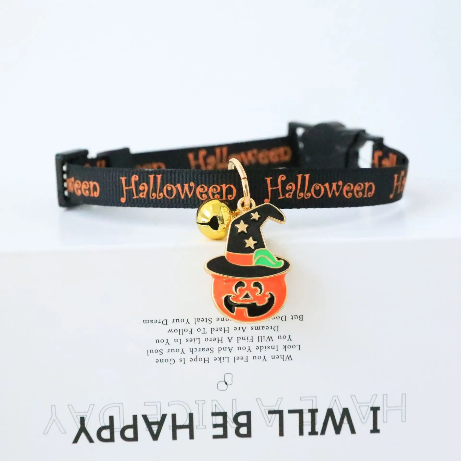 Pet Halloween Collars Dog Collar with Bells for Small Dogs Cats ChIhuahua YoKie Corgi Beauty LckyPet™